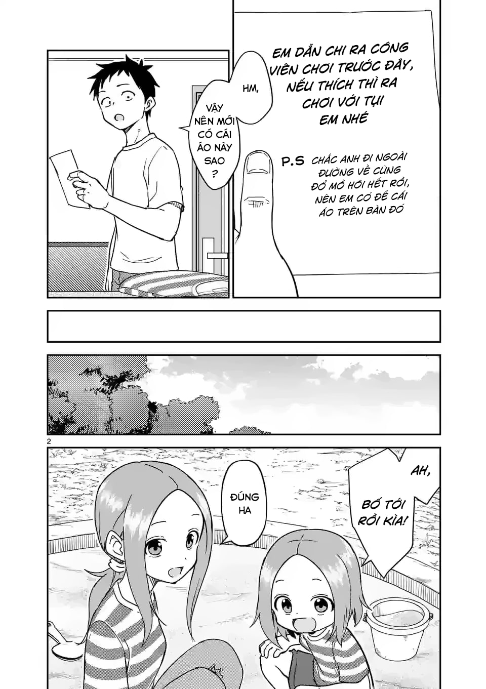 Karakai Jouzu No (Moto) Takagi-San Chapter 289 - Trang 2