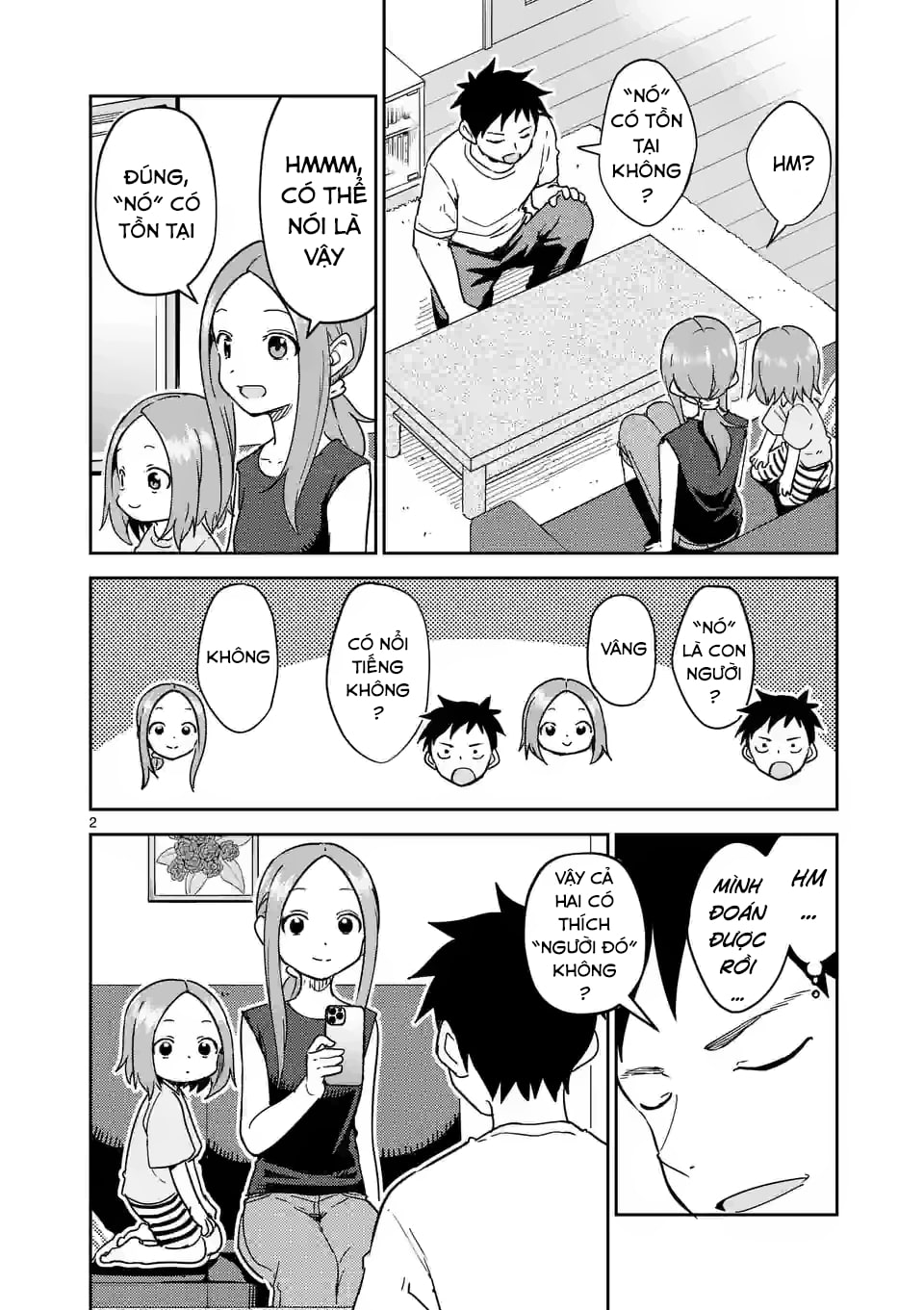 Karakai Jouzu No (Moto) Takagi-San Chapter 284 - Trang 2