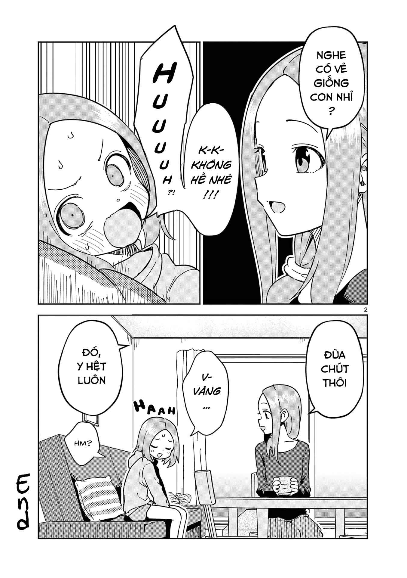 Karakai Jouzu No (Moto) Takagi-San Chapter 268.5 - Trang 2