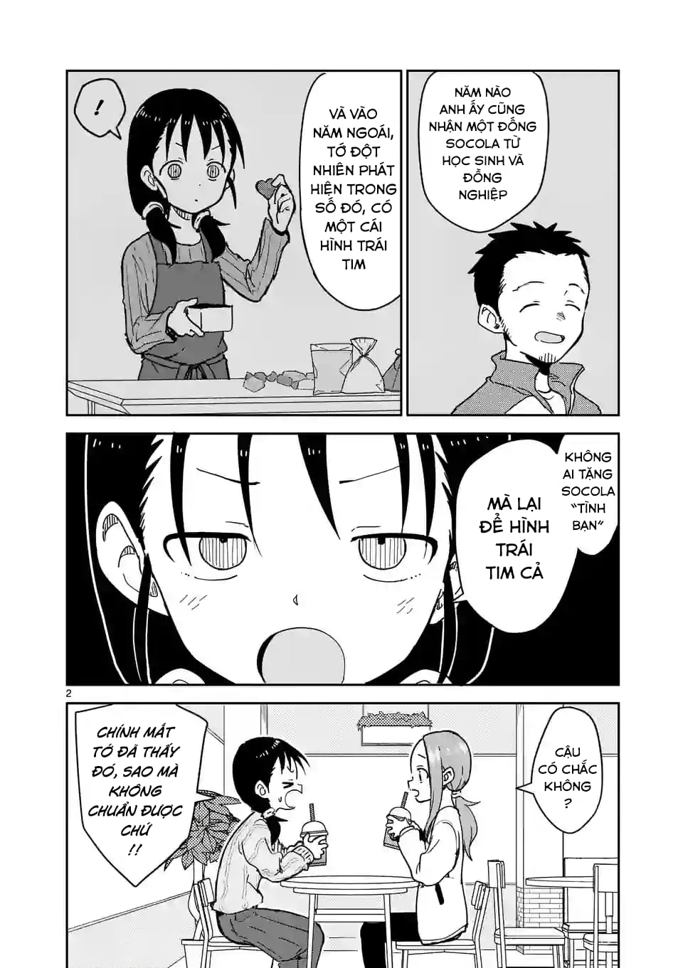 Karakai Jouzu No (Moto) Takagi-San Chapter 265 - Trang 2