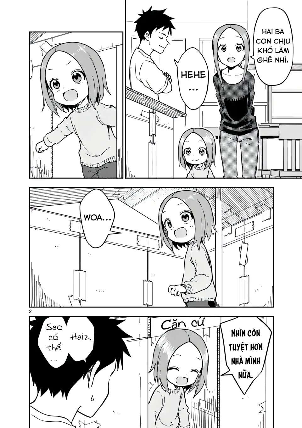 Karakai Jouzu No (Moto) Takagi-San Chapter 218 - Trang 2