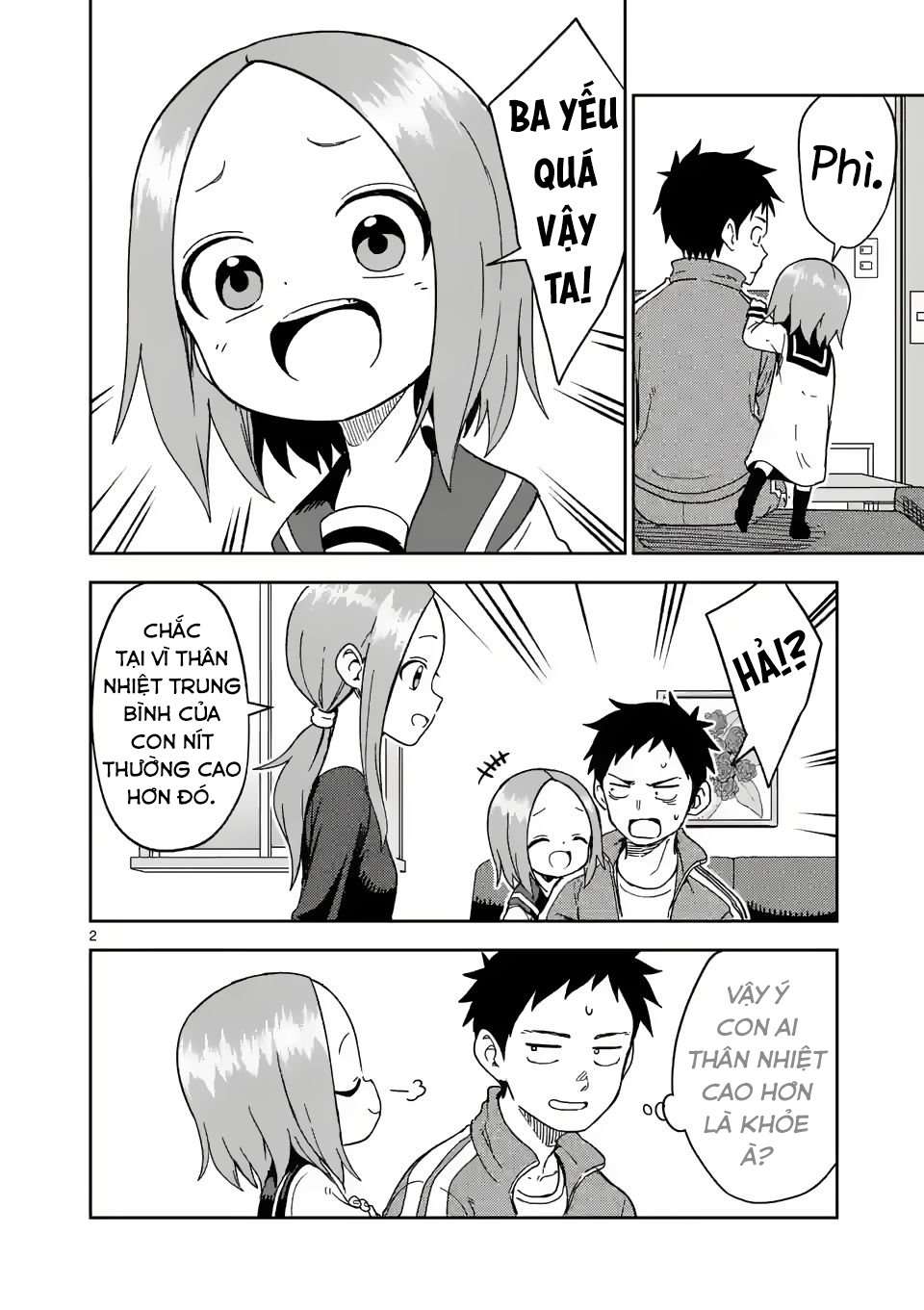 Karakai Jouzu No (Moto) Takagi-San Chapter 203 - Trang 2