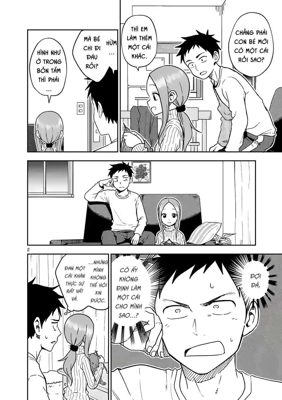 Karakai Jouzu No (Moto) Takagi-San Chapter 164 - Trang 2