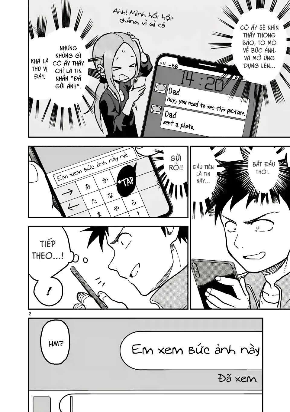 Karakai Jouzu No (Moto) Takagi-San Chapter 113 - Trang 2