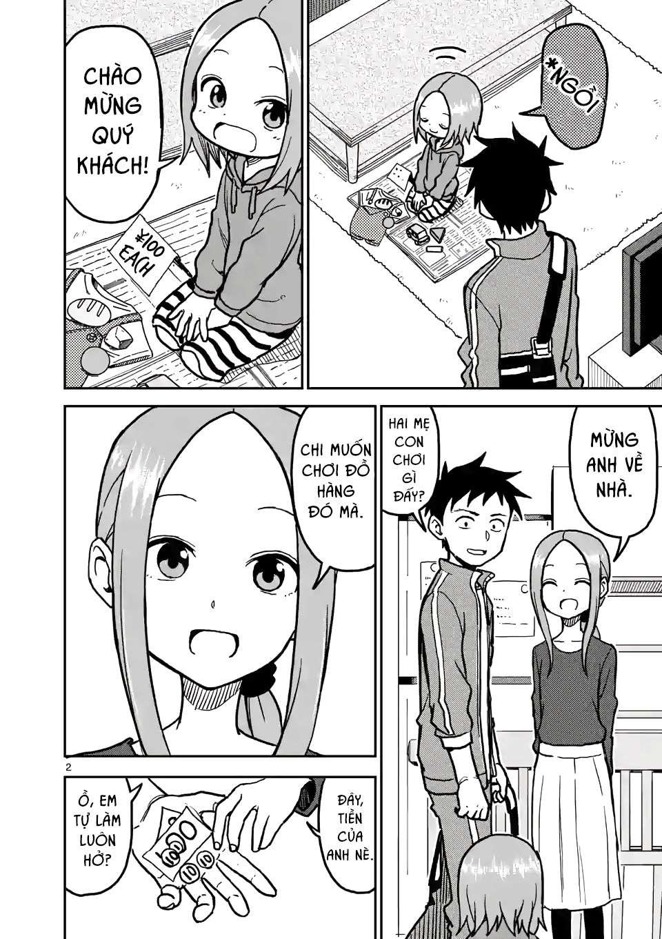 Karakai Jouzu No (Moto) Takagi-San Chapter 111 - Trang 2