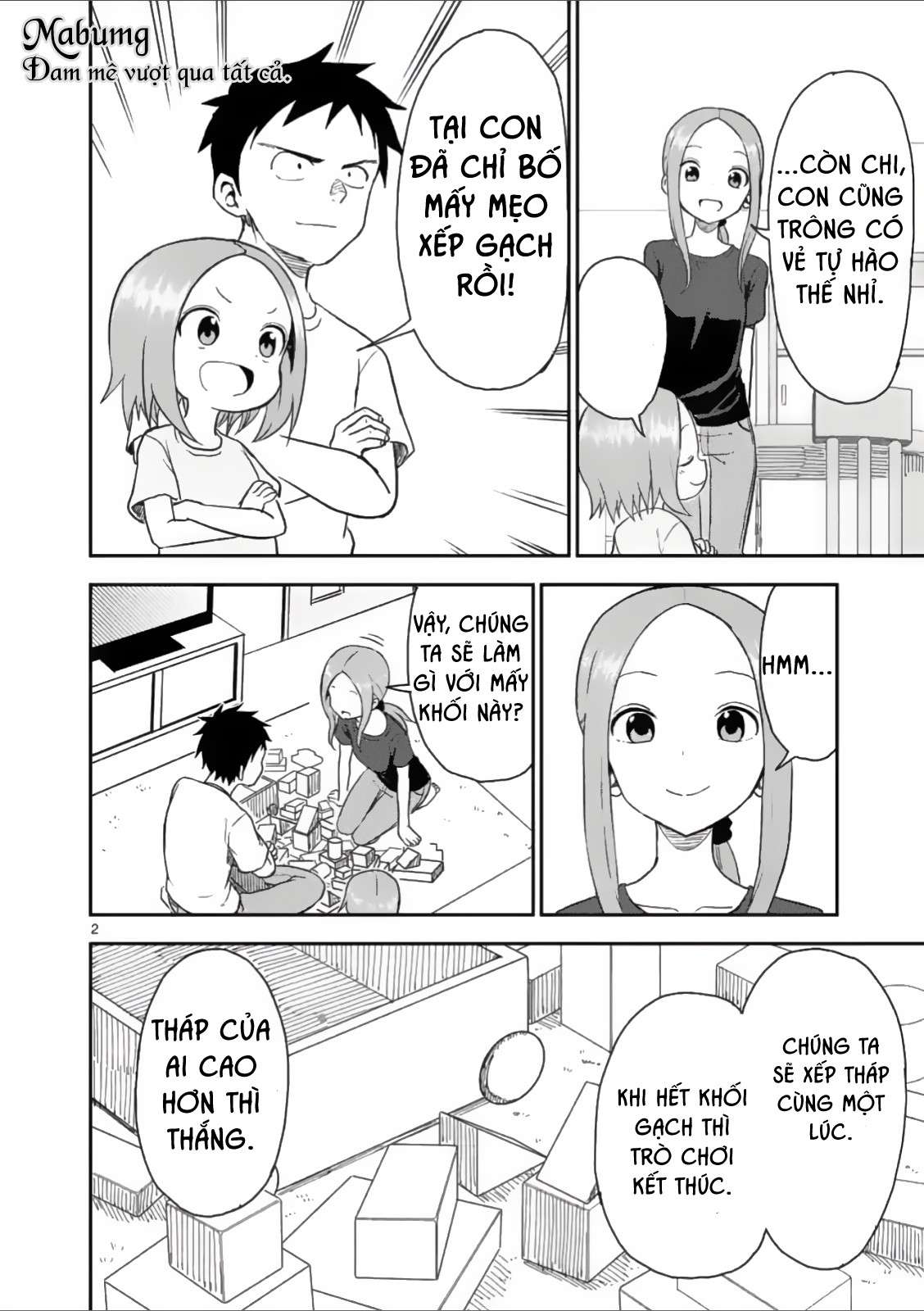 Karakai Jouzu No (Moto) Takagi-San Chapter 48 - Trang 2