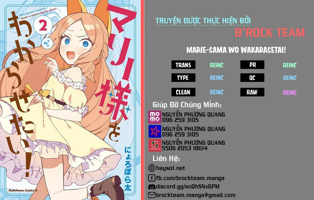 Marie-Sama Thật Khó Bảo! Chapter 4 - Trang 2