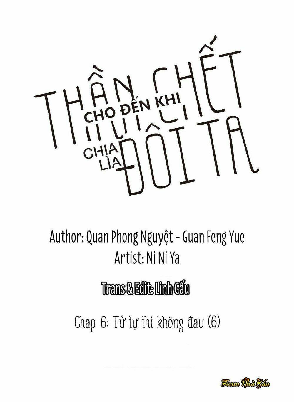 Cho Đến Khi Thần Chết Chia Lìa Đôi Ta Chapter 6 - Trang 2