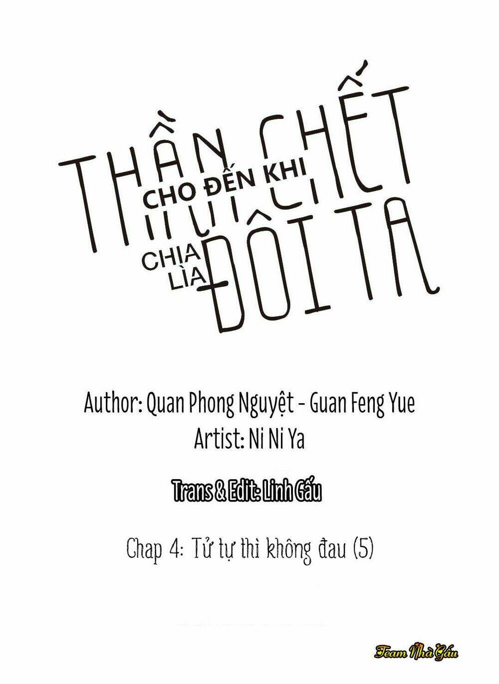 Cho Đến Khi Thần Chết Chia Lìa Đôi Ta Chapter 5 - Trang 2