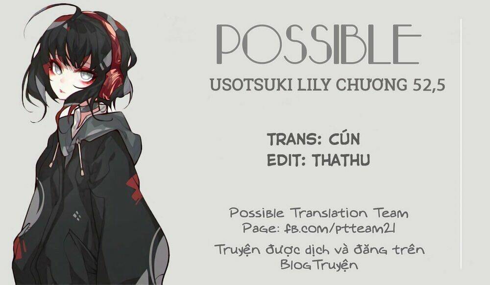 Usotsuki Lily Chapter 52.5 - Trang 2