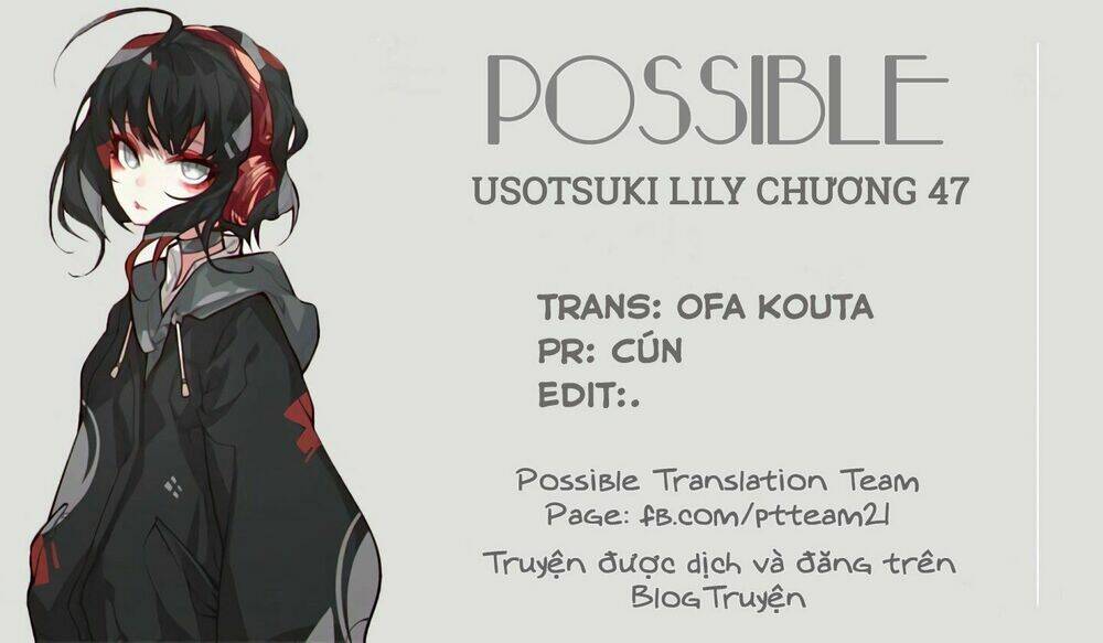 Usotsuki Lily Chapter 47 - Trang 2