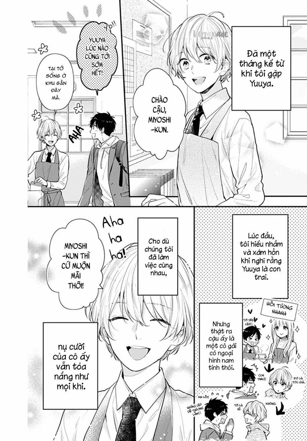 Soko No Koisuru Baitosho-Kun Chapter 2 - Trang 2