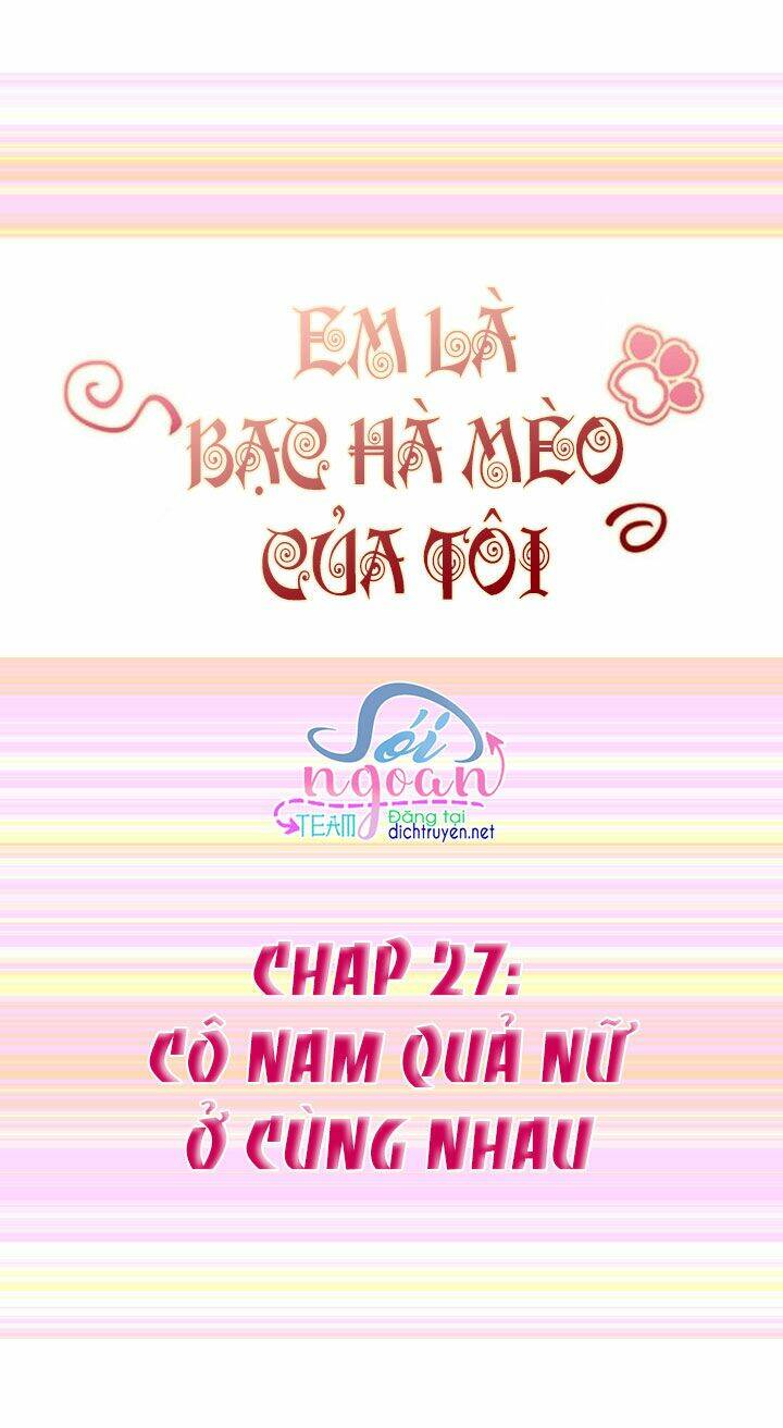 Em Là Bạc Hà Mèo Của Tôi Chapter 27 - Trang 2