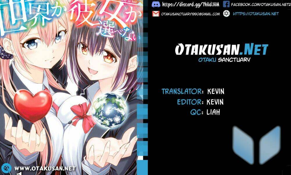 Sekai Ka Kanojo Ka Erabenai Chapter 34 - Trang 2