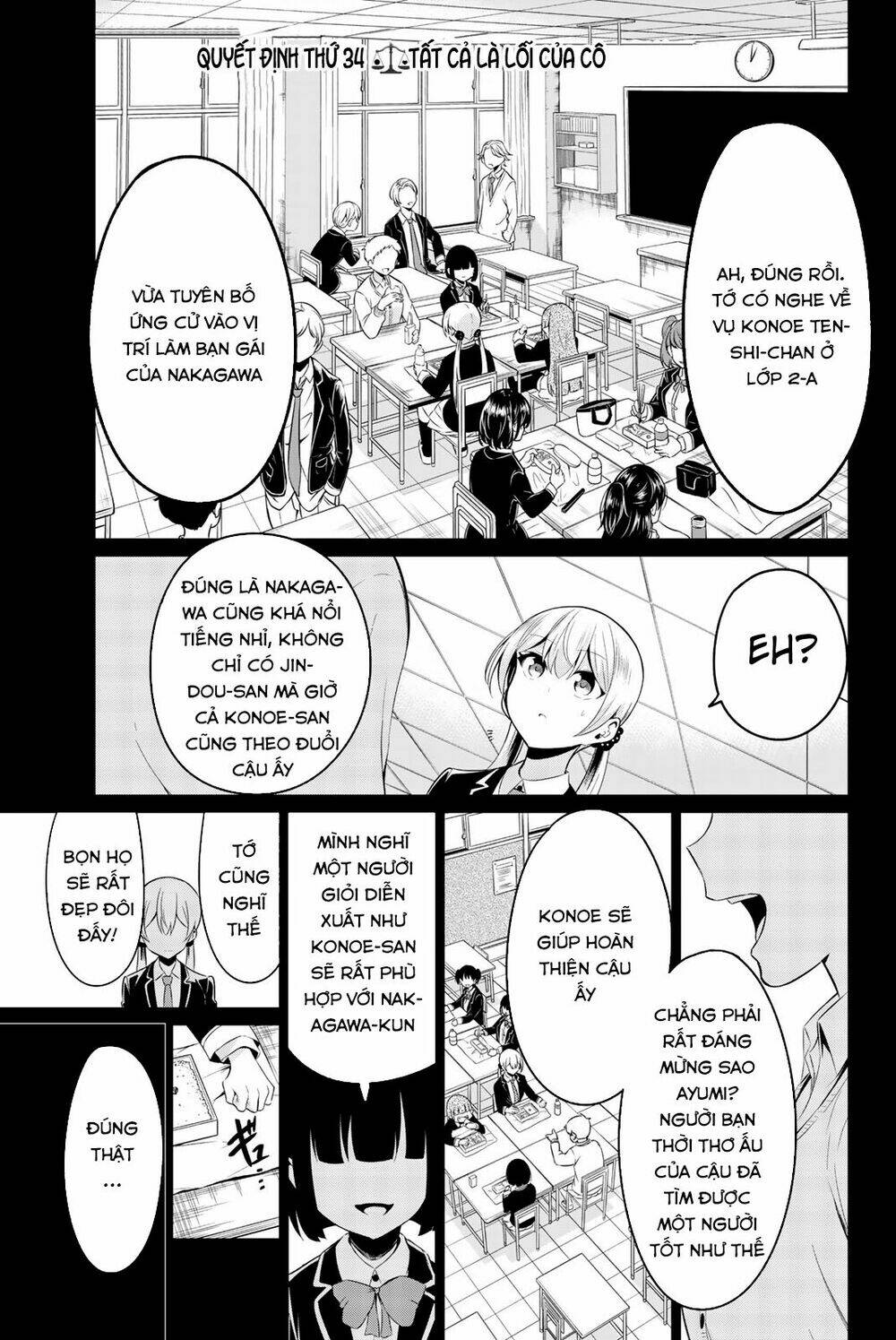 Sekai Ka Kanojo Ka Erabenai Chapter 34 - Trang 2