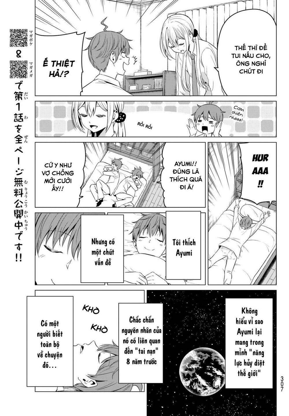 Sekai Ka Kanojo Ka Erabenai Chapter 9.5 - Trang 2