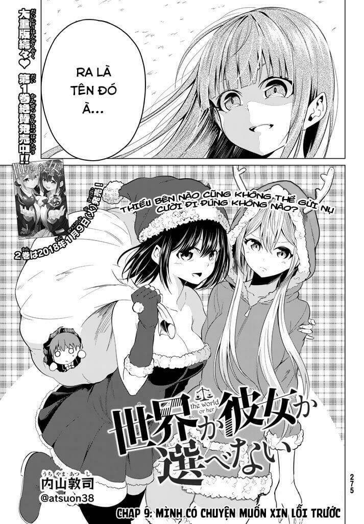 Sekai Ka Kanojo Ka Erabenai Chapter 9 - Trang 2