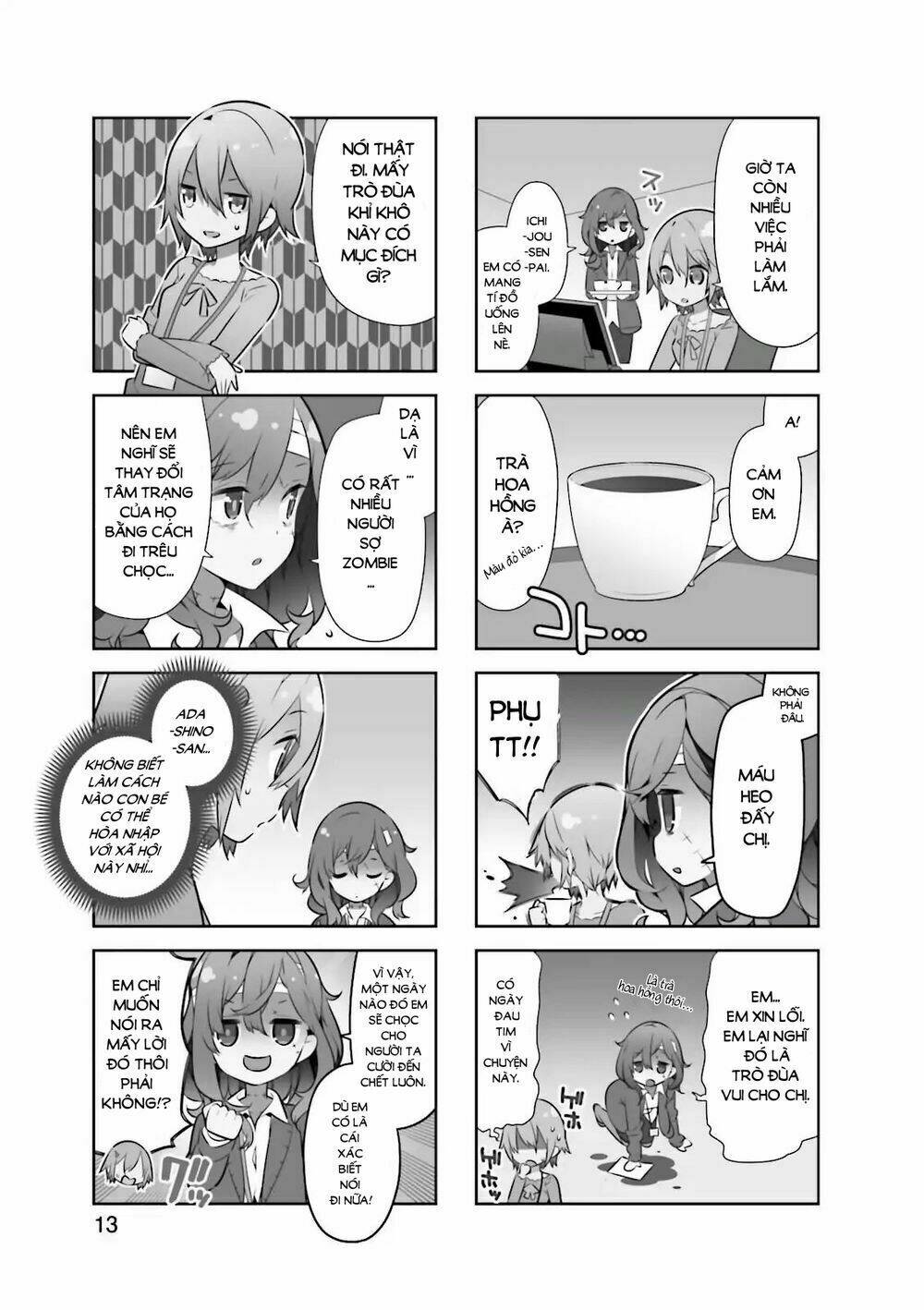 Adashino-San Wa Sude Ni Shinderu Chapter 2 - Trang 2