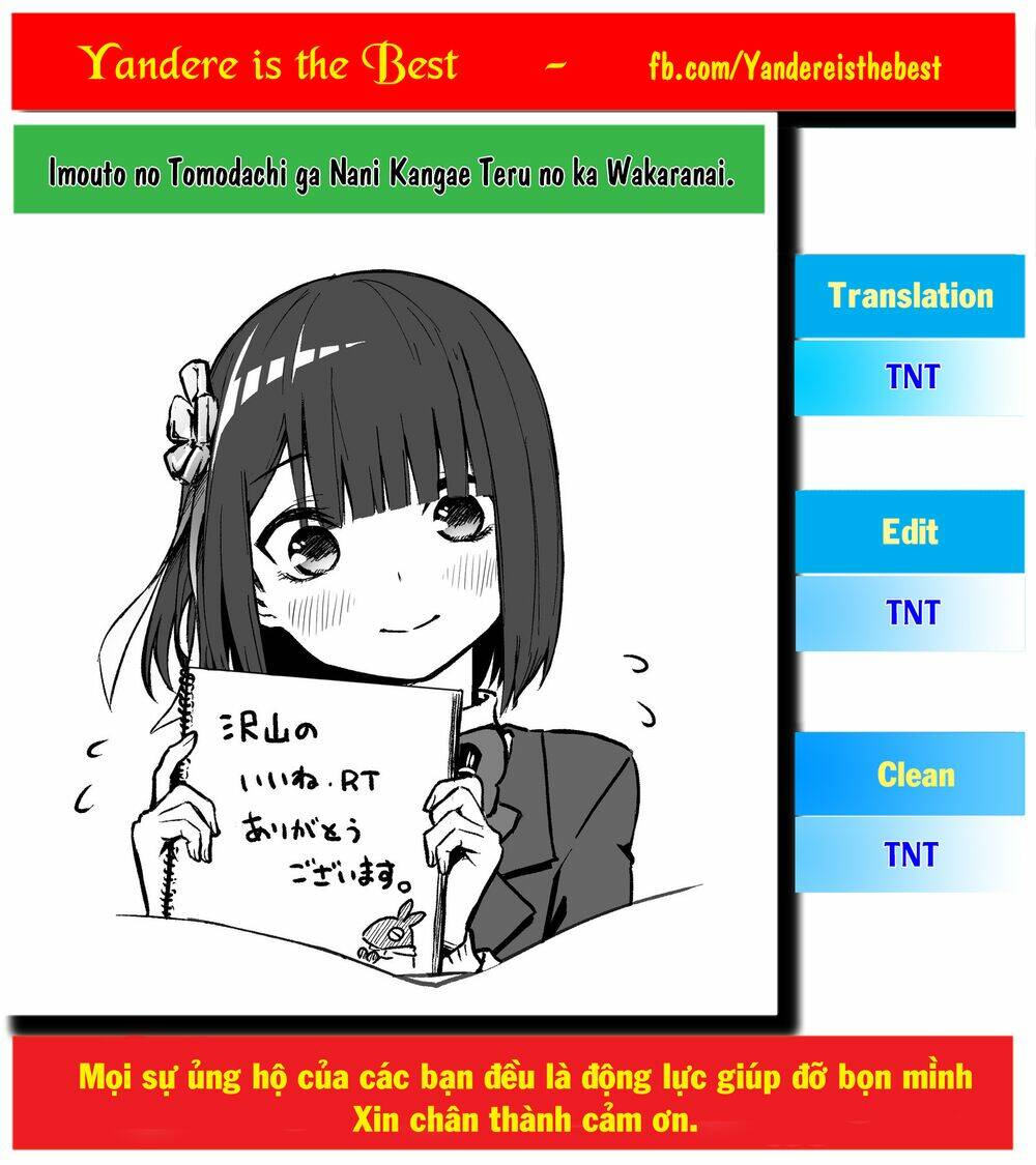 Imouto No Tomodachi Ga Nani Kangae Teru No Ka Wakaranai Chapter 16 - Trang 2