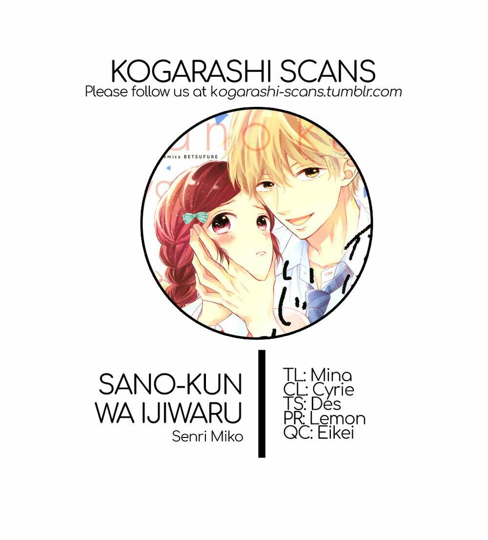 Sano-Kun Wa Ijiwaru Chapter 4 - Trang 2