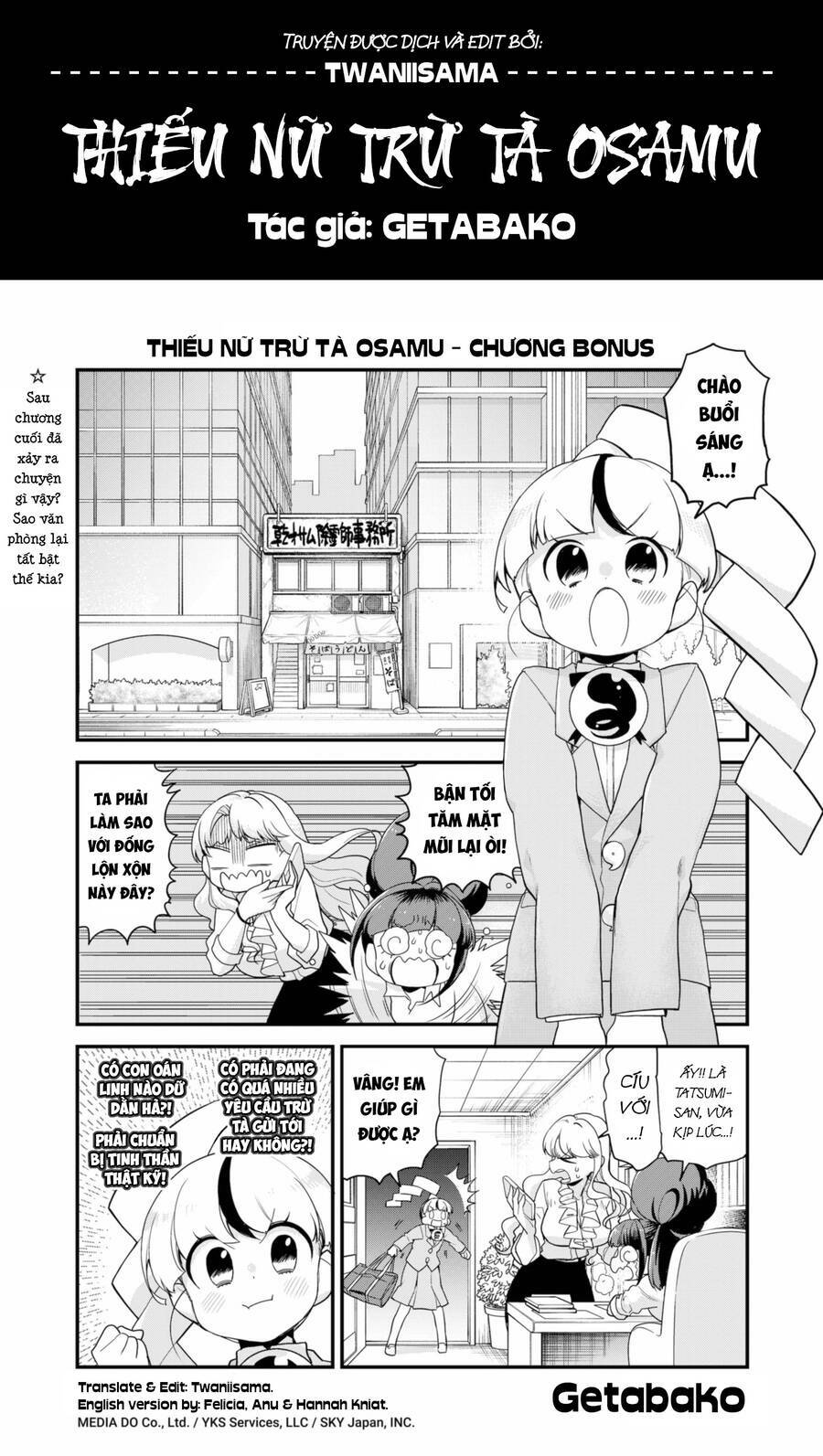 Thiếu Nữ Trừ Tà Osamu Chapter 29 - Trang 2