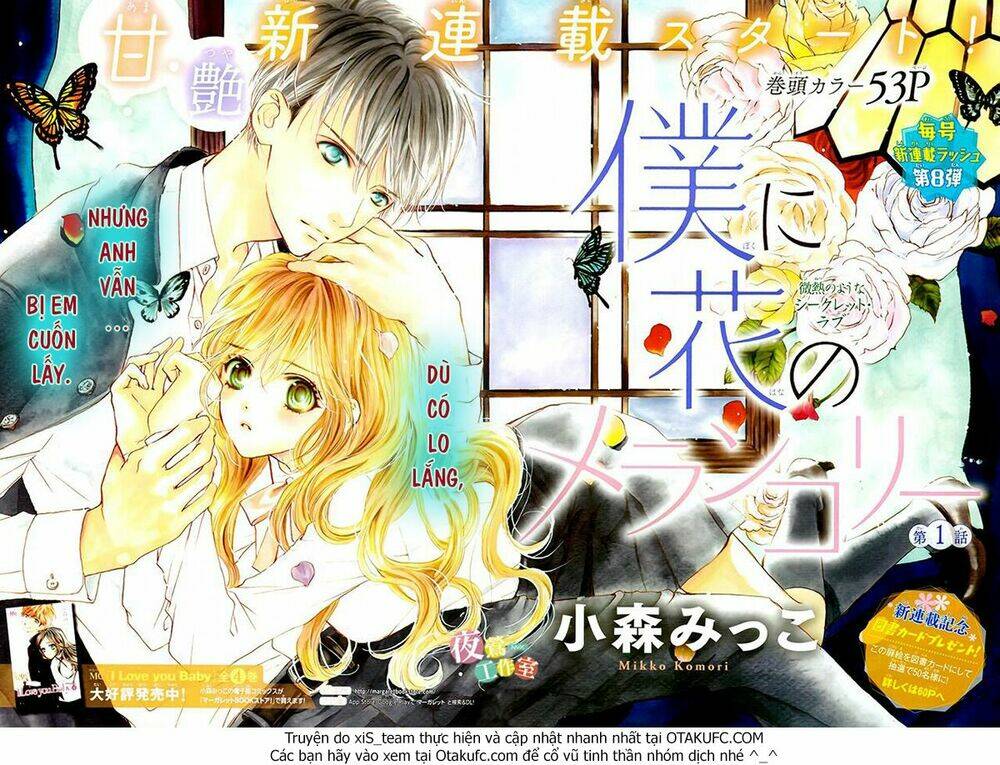 Boku Ni Hana No Melancholy Chapter 1 - Trang 2