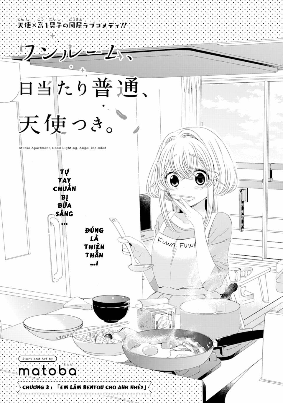 One Room, Hiatari Futsuu, Tenshi-Tsuki Chapter 3 - Trang 2