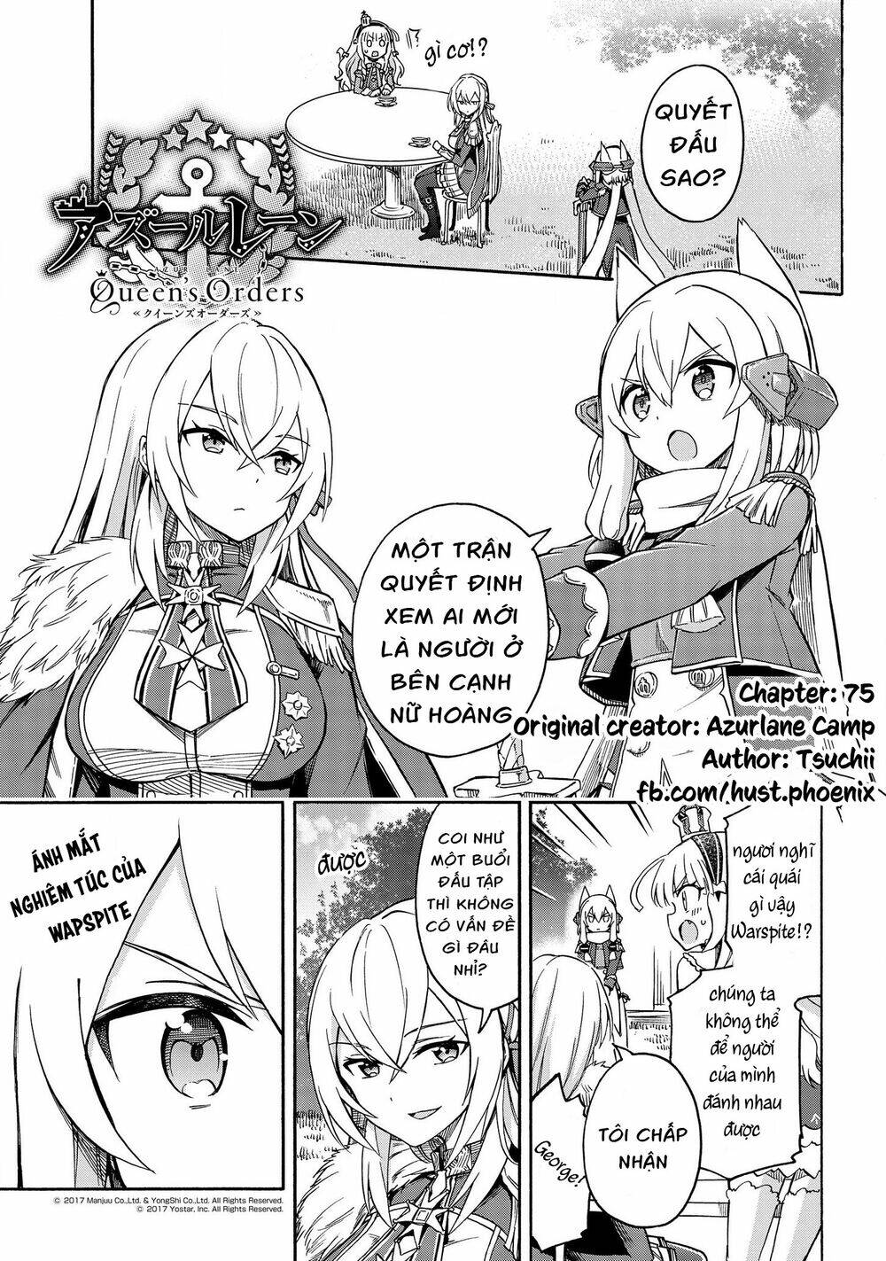 Azur Lane: Queen’S Orders Chapter 75 - Trang 2