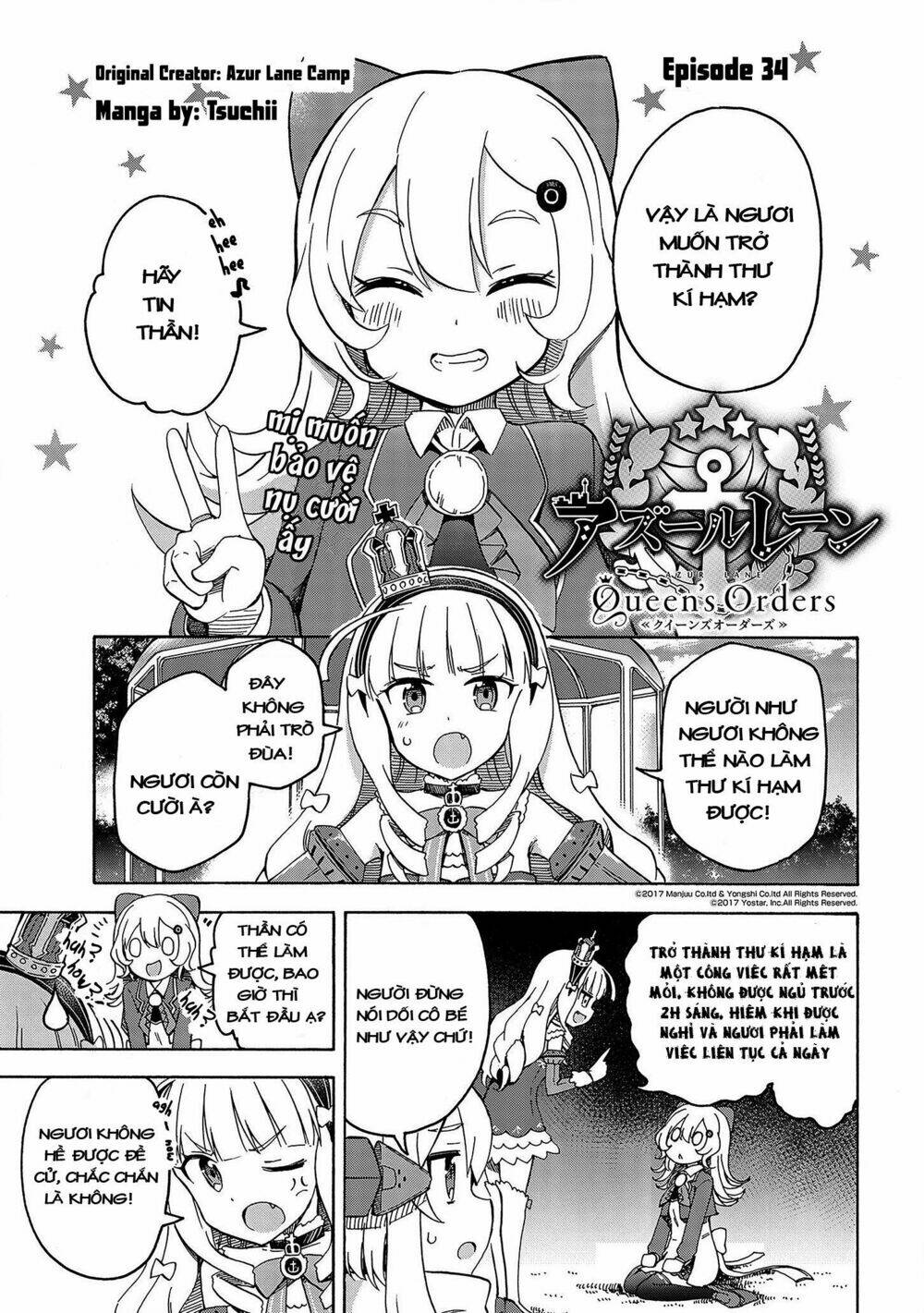 Azur Lane: Queen’S Orders Chapter 34 - Trang 2