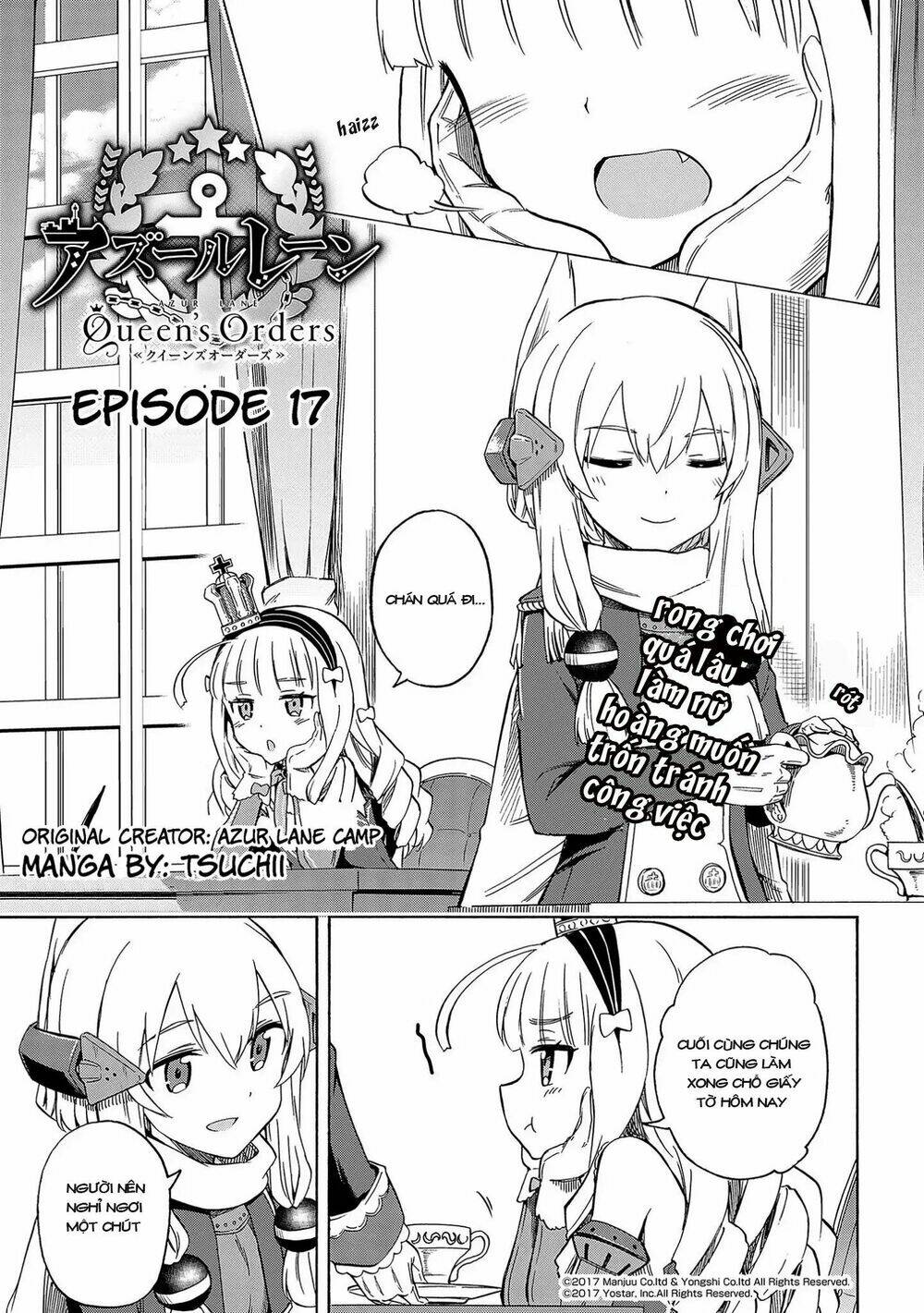 Azur Lane: Queen’S Orders Chapter 17 - Trang 2