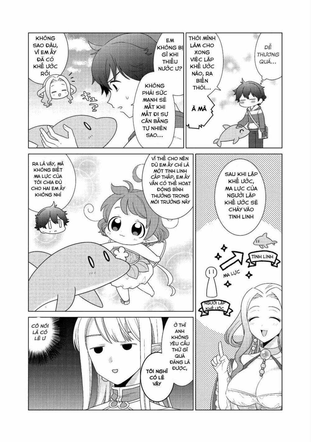 Seirei-Tachi No Rakuen To Risou No Isekai Seikatsu Chapter 6 - Trang 2