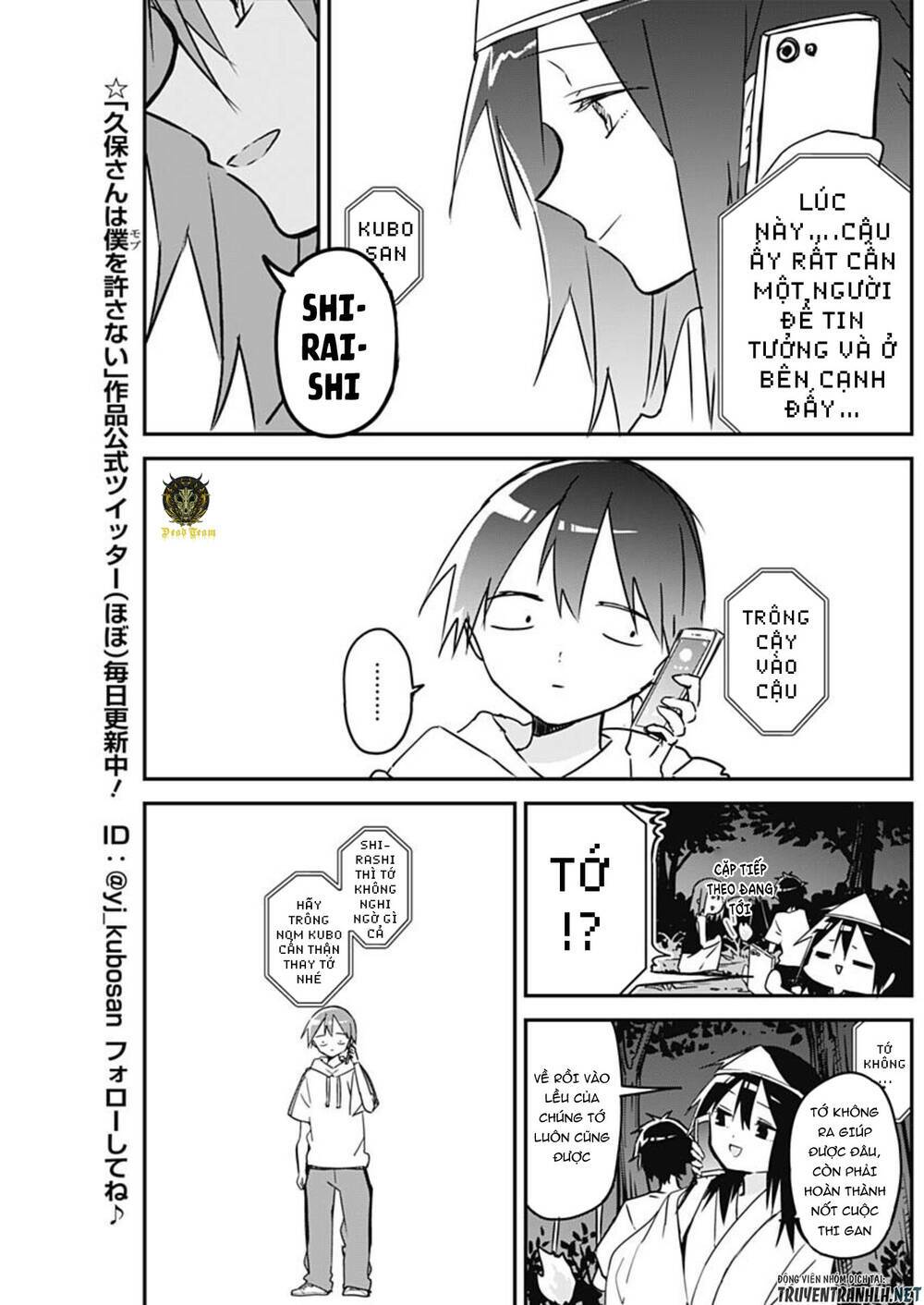 Kubo-San Wa Boku (Mobu) Wo Yurusanai Chapter 70 - Trang 2