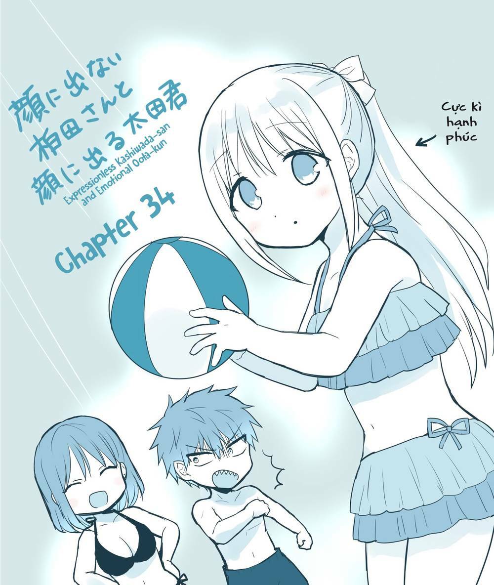 Kao Ni Denai Kashiwada-San To Kao Ni Deru Oota-Kun Chapter 34 - Trang 2