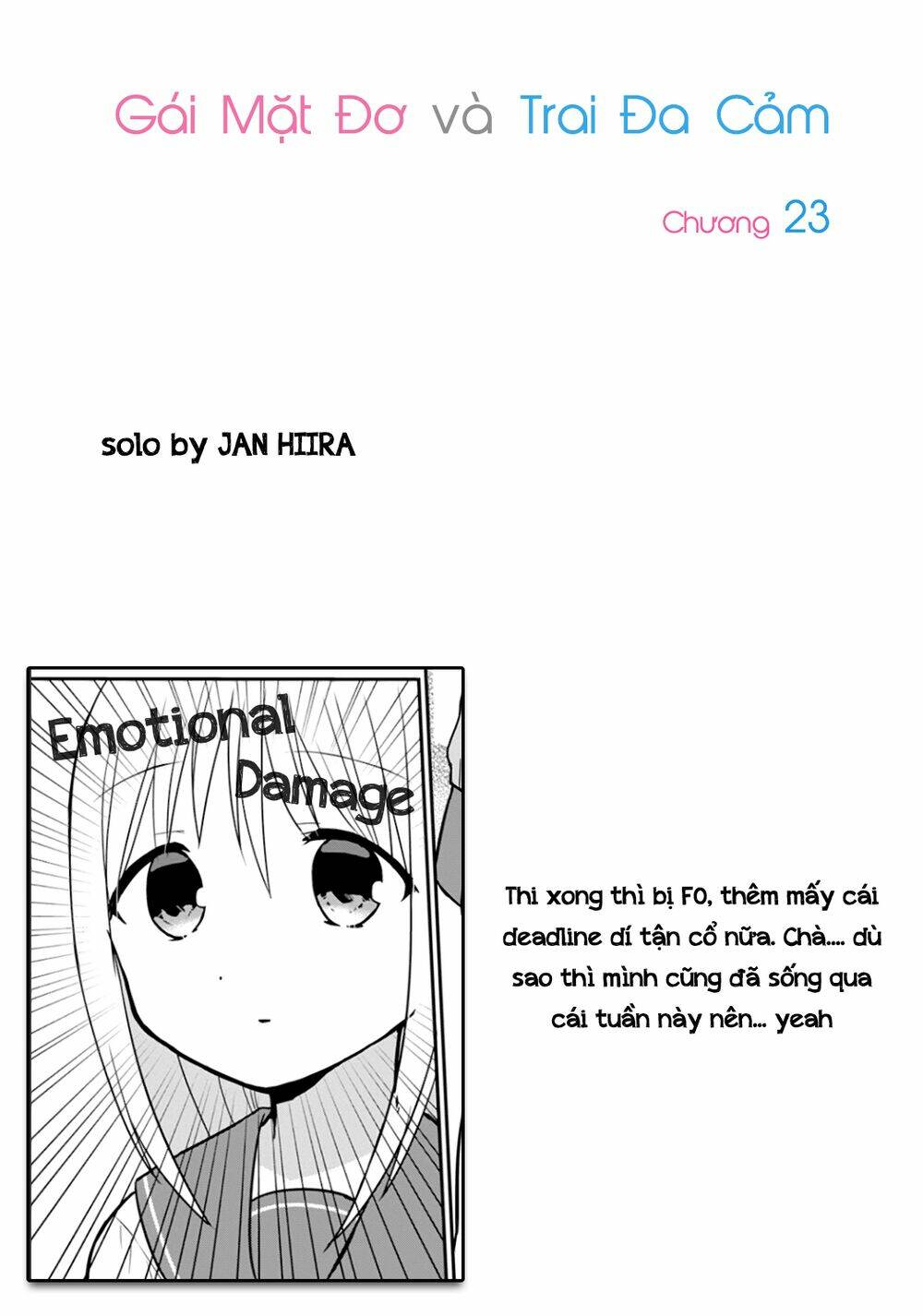 Kao Ni Denai Kashiwada-San To Kao Ni Deru Oota-Kun Chapter 23 - Trang 2