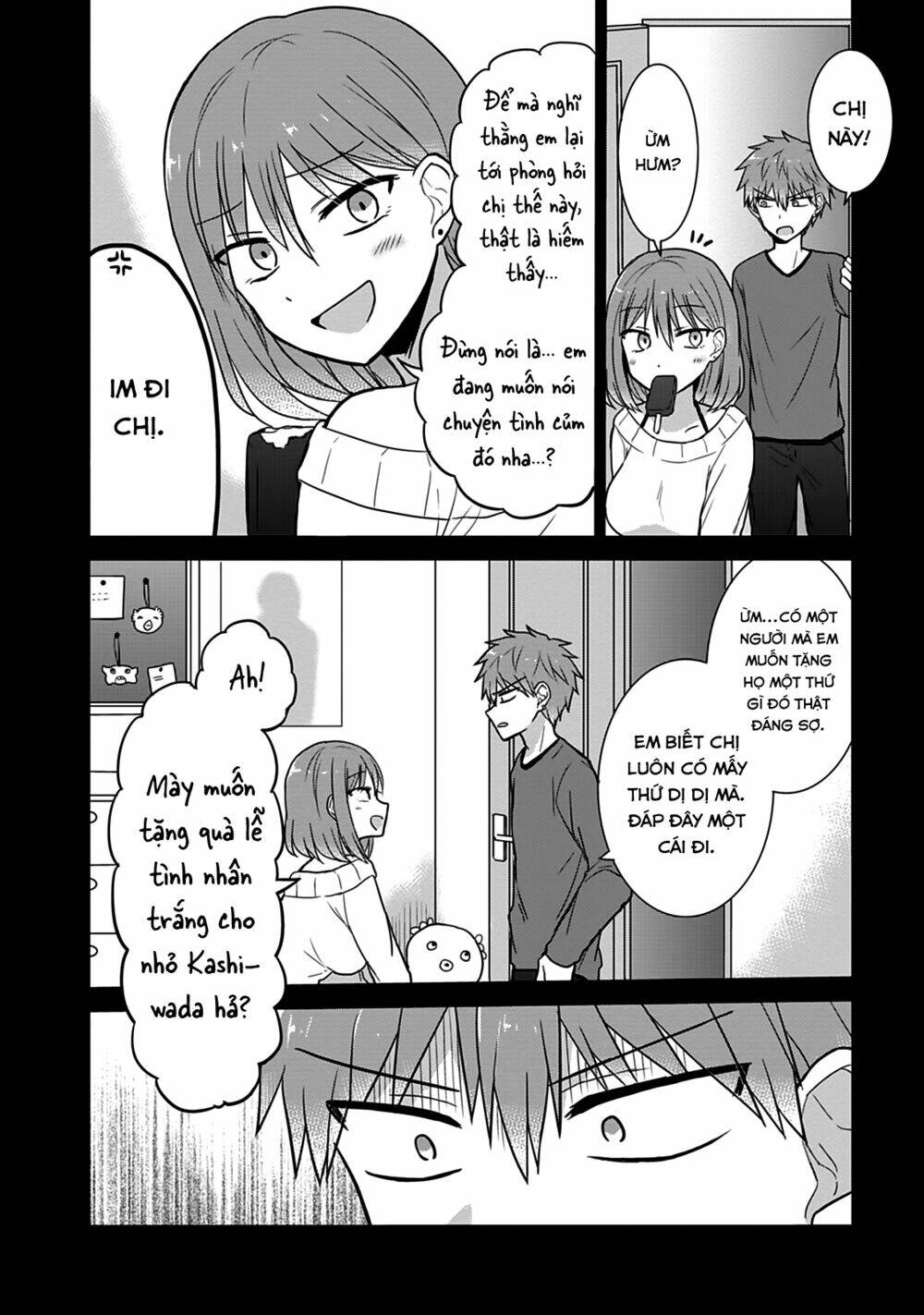 Kao Ni Denai Kashiwada-San To Kao Ni Deru Oota-Kun Chapter 21 - Trang 2