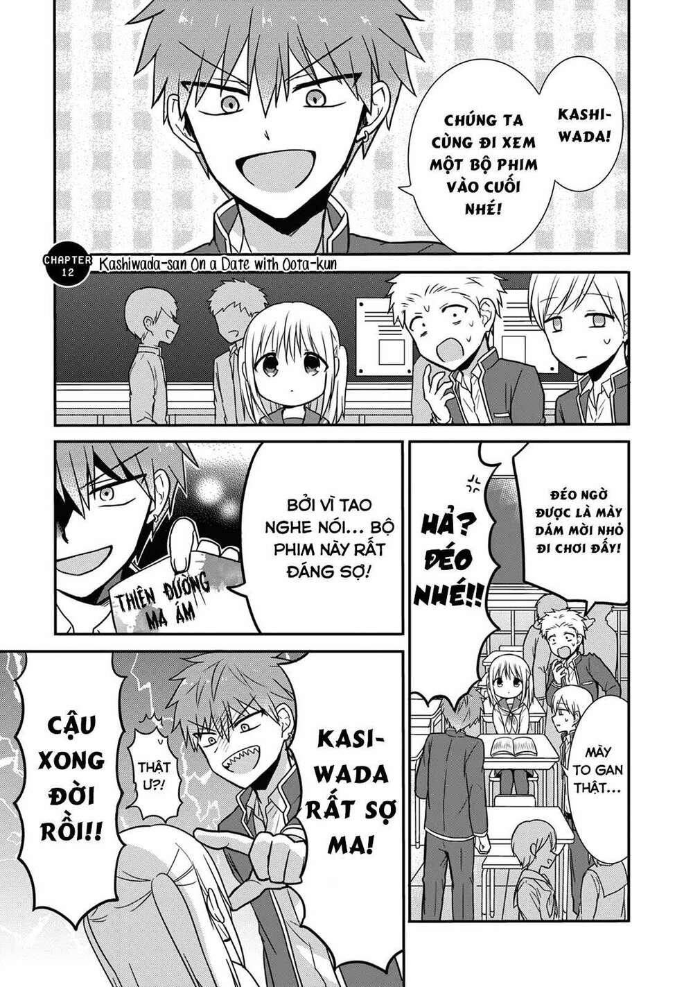 Kao Ni Denai Kashiwada-San To Kao Ni Deru Oota-Kun Chapter 12 - Trang 2