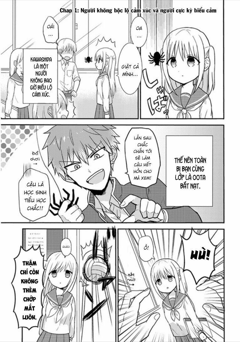 Kao Ni Denai Kashiwada-San To Kao Ni Deru Oota-Kun Chapter 1 - Trang 2