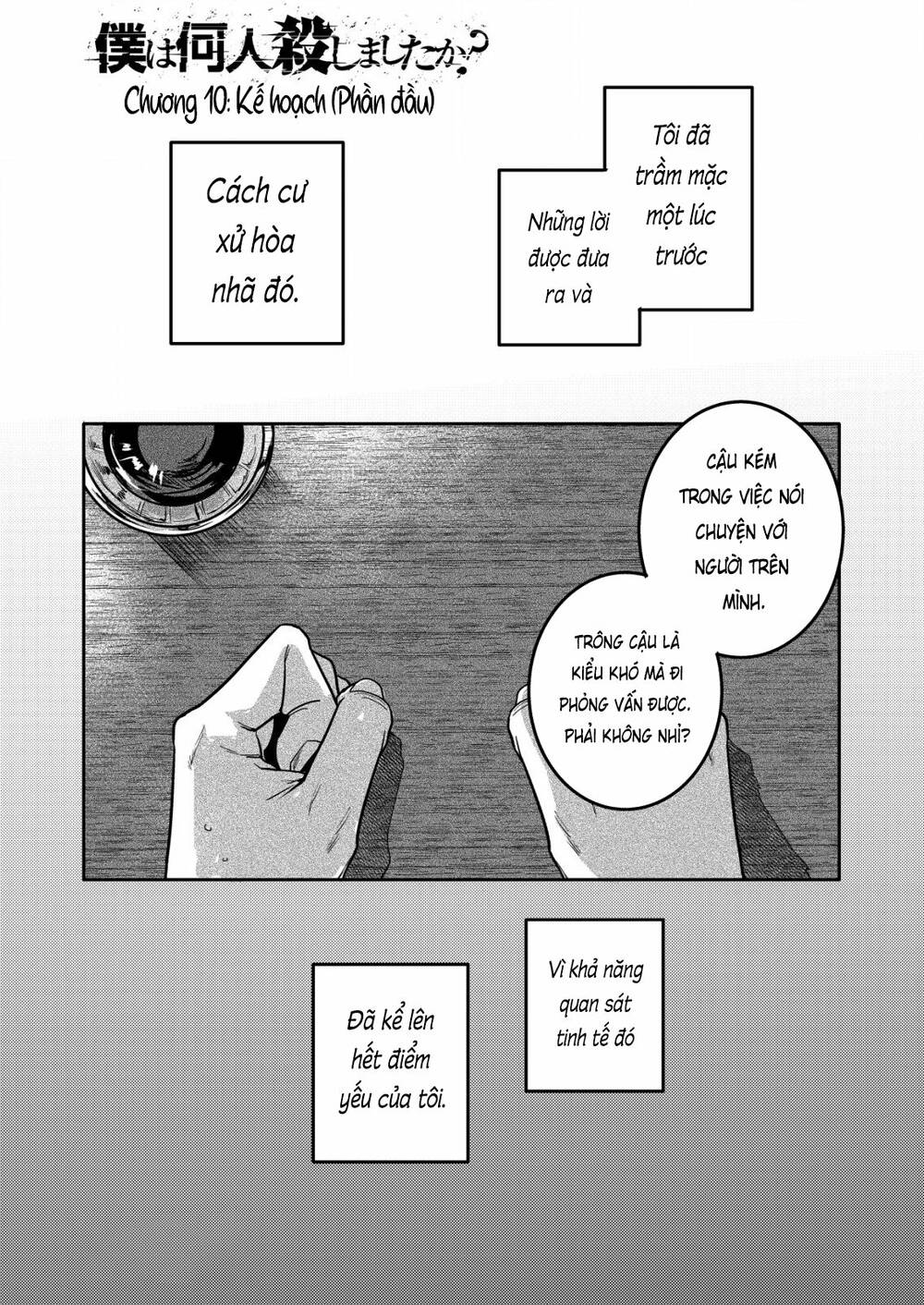 Boku Wa Nannin Koroshimashita Ka? Chapter 10 - Trang 2