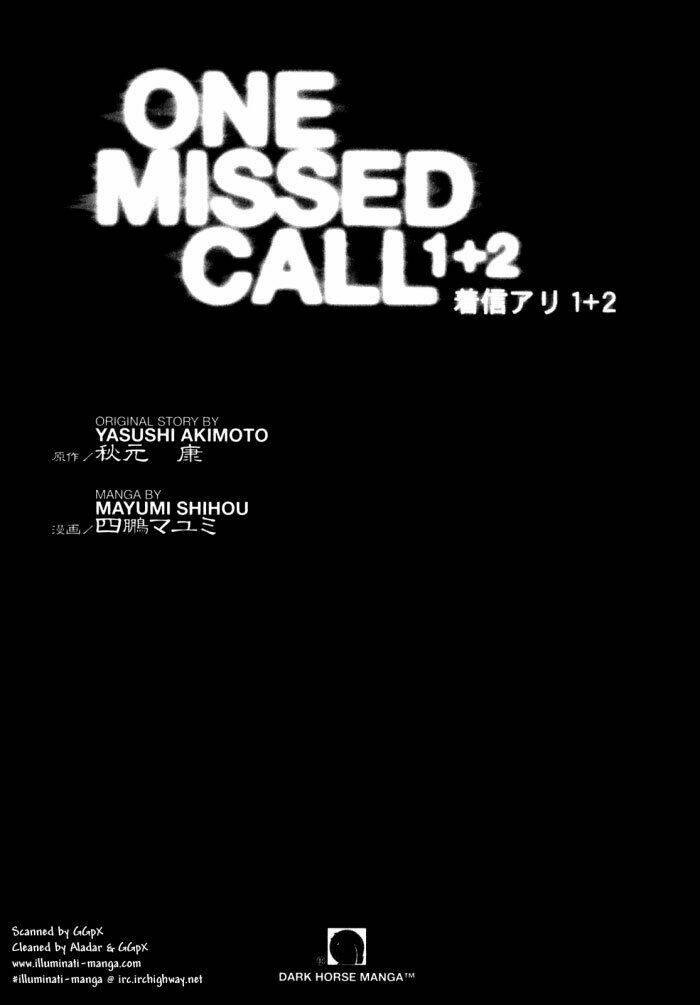 One Missed Call Chapter 1 - Trang 2