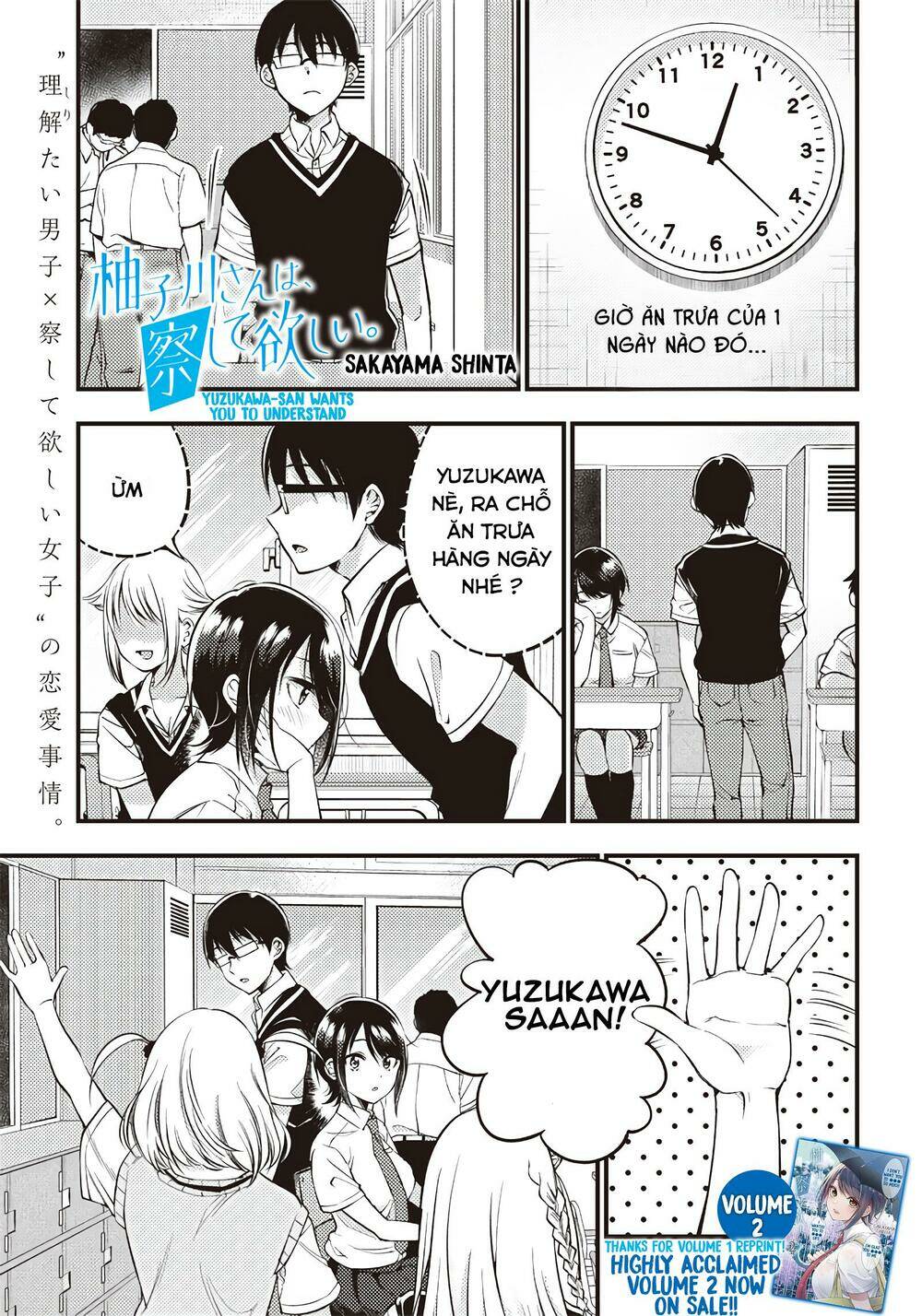 Yuzukawa-San Wa, Sasshite Hoshii Chapter 23 - Trang 2