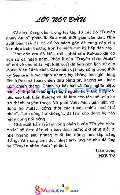 Truyền Nhân Atula Phần II Chapter 13 - Trang 2