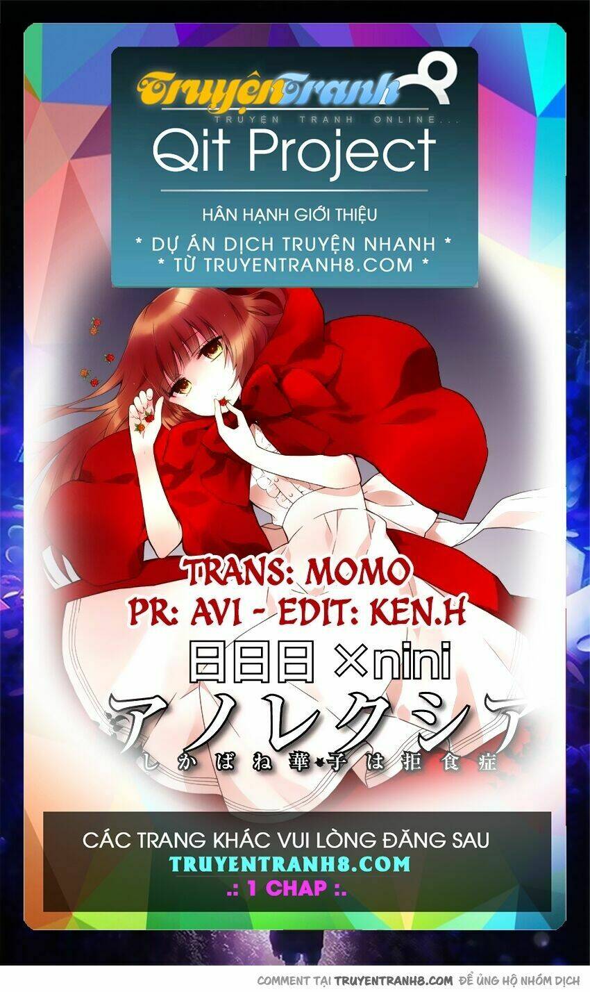 Anorexia – Shikabane Hanako Wa Kyoshokushou Chapter 4.1 - Trang 2