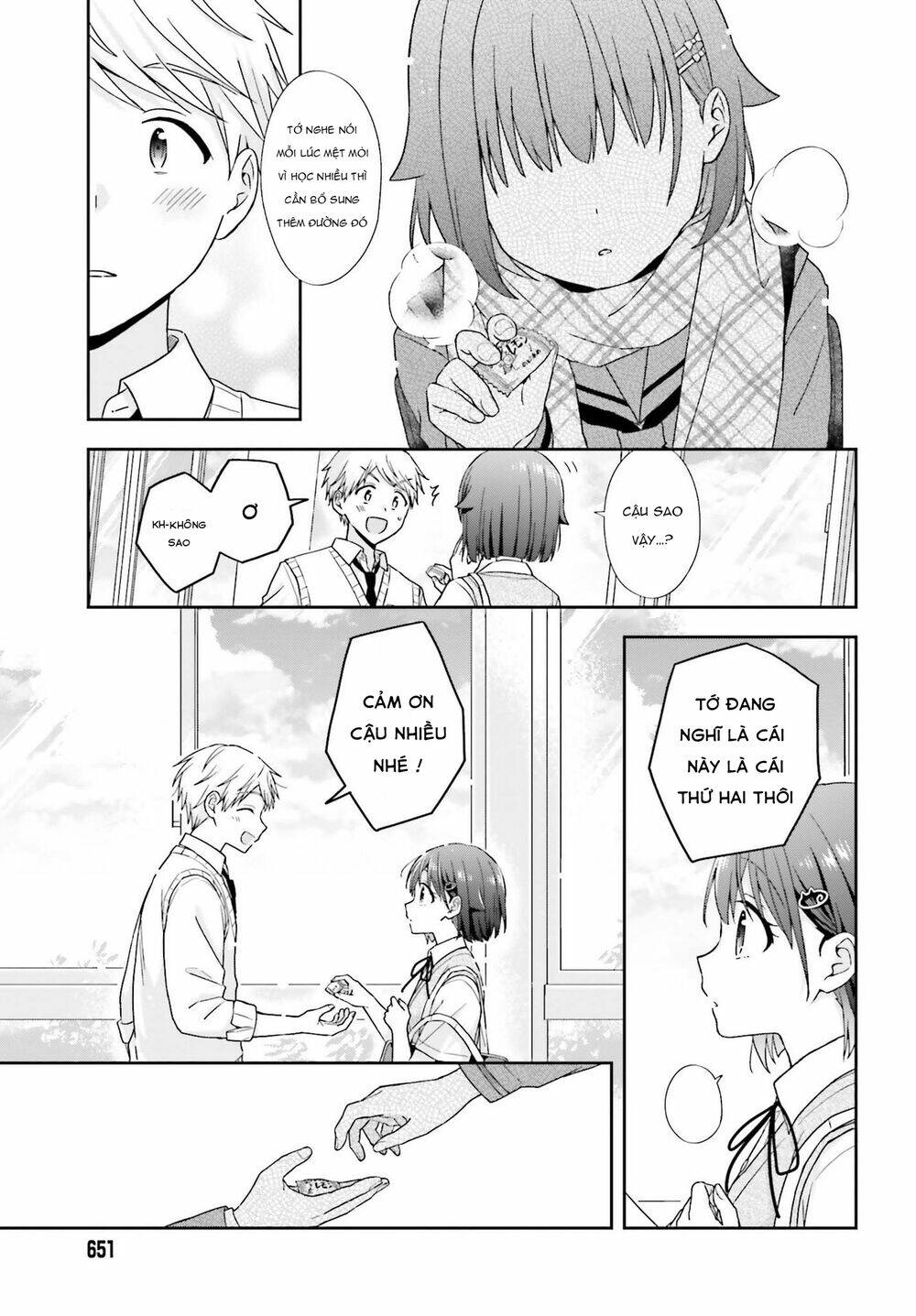 Komori-San Trầm Lặng Và Oobayashi-Kun Ồn Ào Chapter 42 - Trang 2