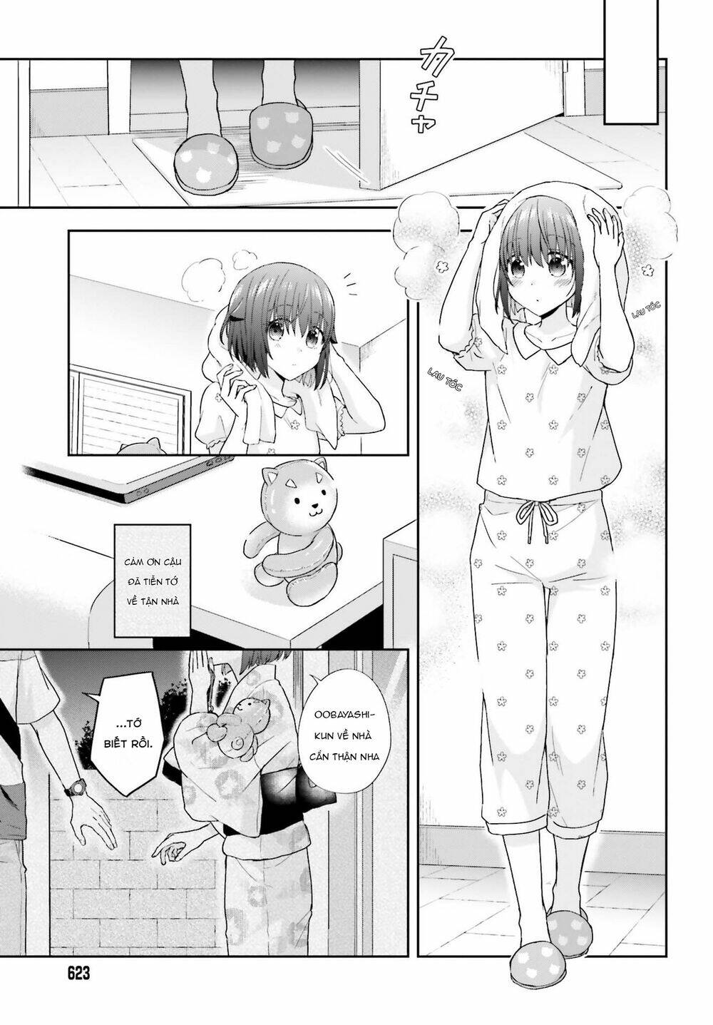 Komori-San Trầm Lặng Và Oobayashi-Kun Ồn Ào Chapter 38 - Trang 2