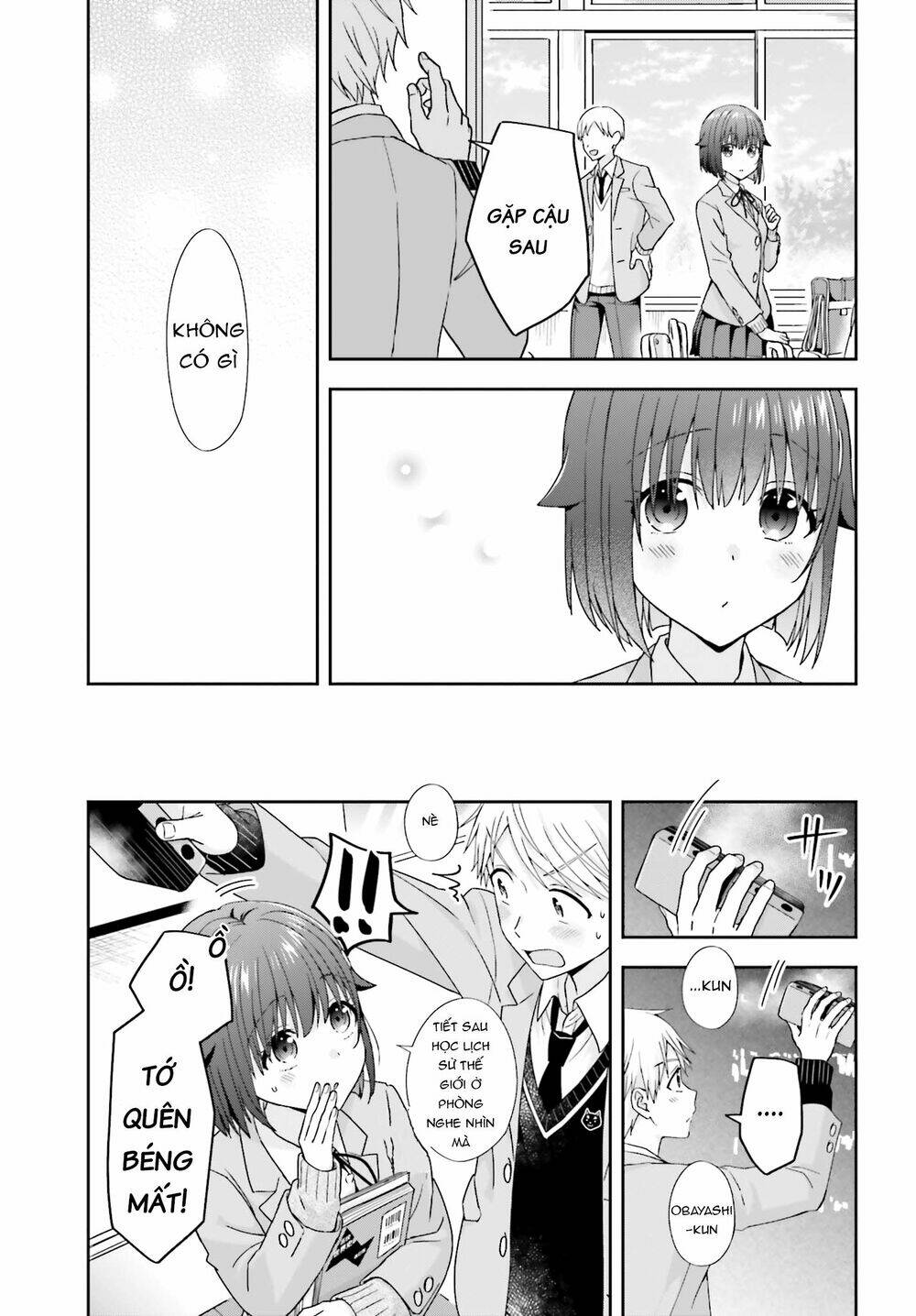 Komori-San Trầm Lặng Và Oobayashi-Kun Ồn Ào Chapter 25 - Trang 2