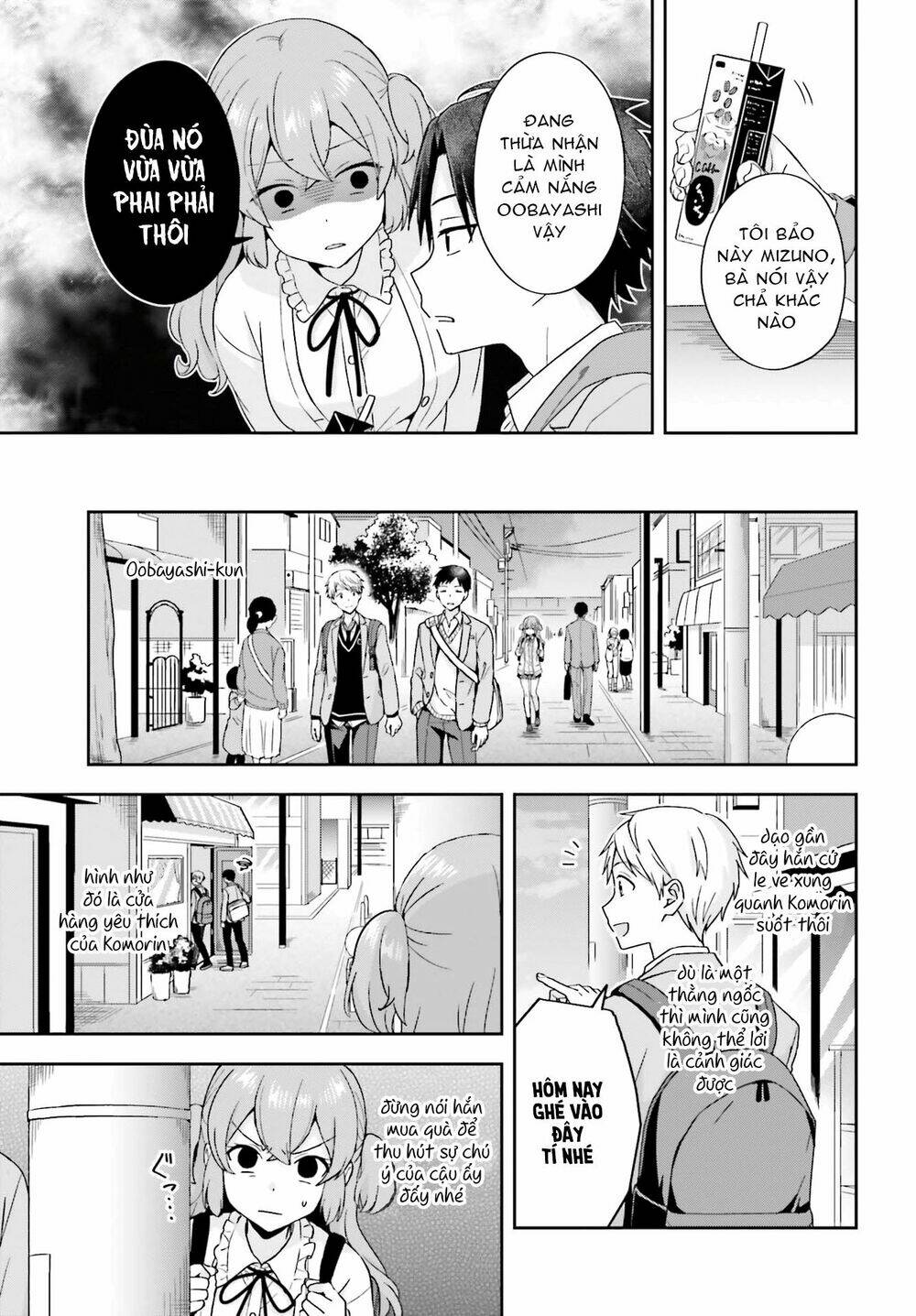 Komori-San Trầm Lặng Và Oobayashi-Kun Ồn Ào Chapter 14 - Trang 2