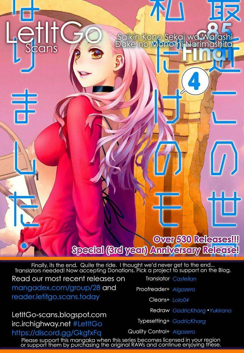 Saikin Kono Sekai Wa Watashi Dake No Mono Ni Narimashita…… Chapter 85 - Trang 2