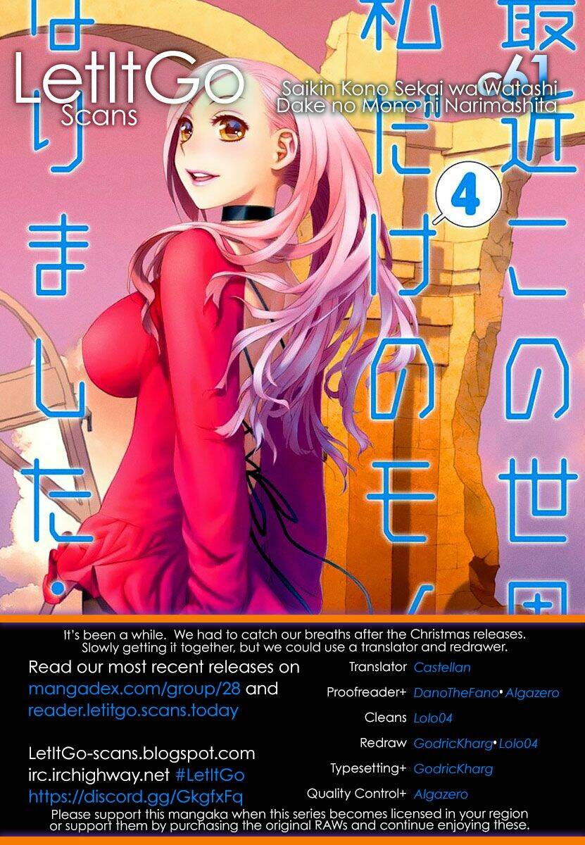 Saikin Kono Sekai Wa Watashi Dake No Mono Ni Narimashita…… Chapter 61 - Trang 2