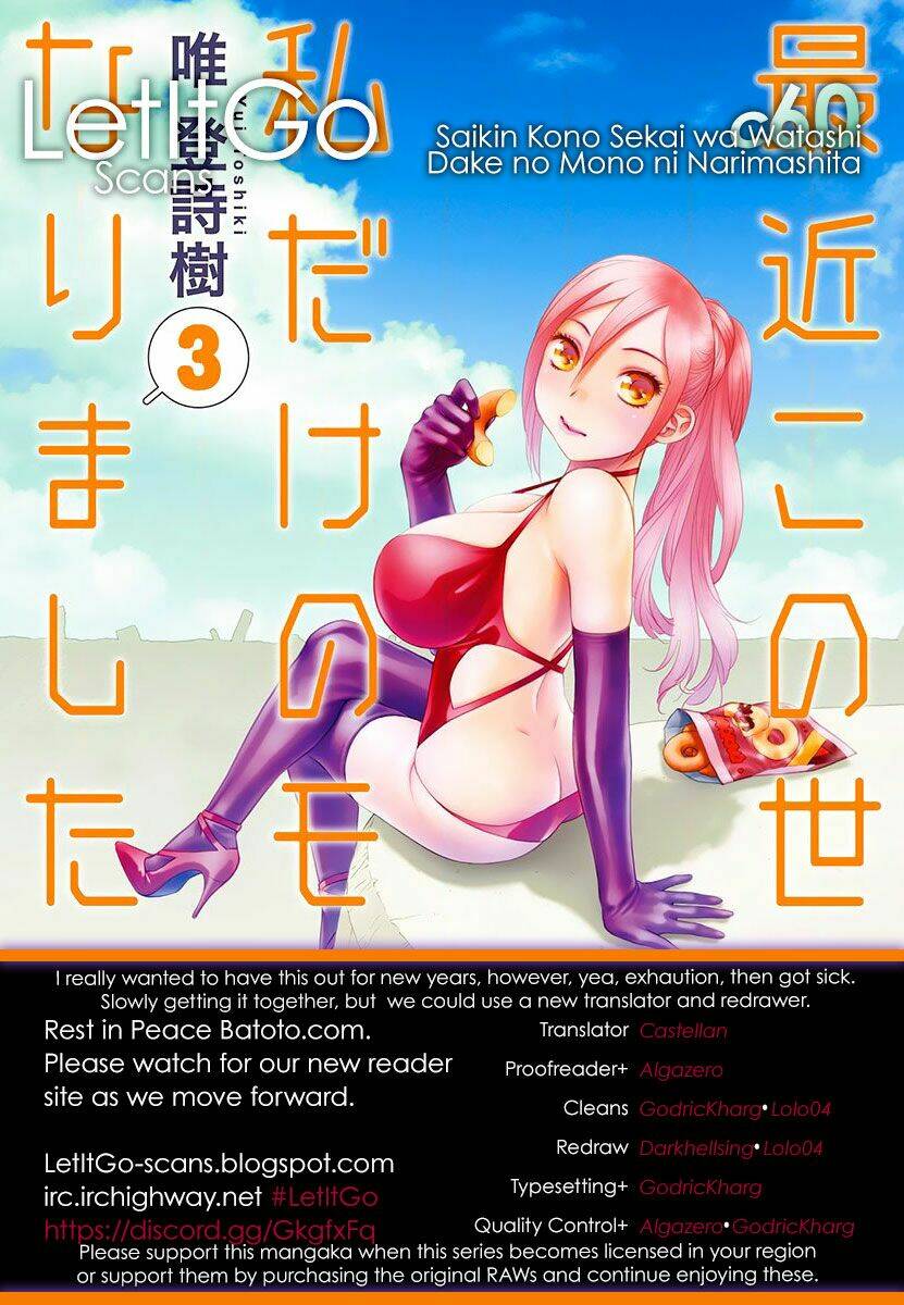 Saikin Kono Sekai Wa Watashi Dake No Mono Ni Narimashita…… Chapter 60 - Trang 2