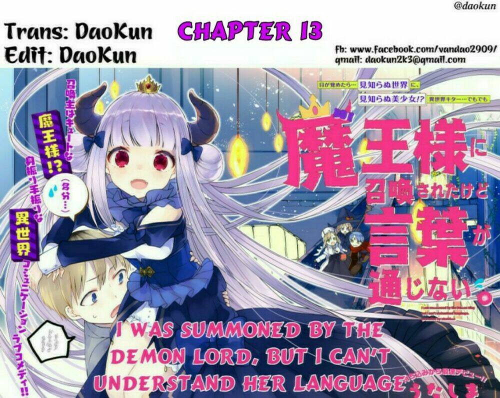 I Was Summoned By The Demon Lord, But I Can’T Understand Her Language Chapter 13 - Trang 2